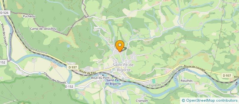 localisation de l'entreprise MONSIEUR JULIAN VAN PUYVELDE  SAINT-PE-DE-BIGORRE