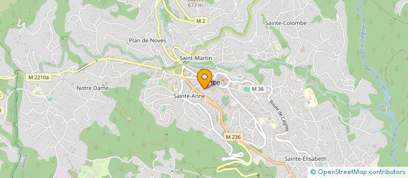 localisation de l'entreprise MONSIEUR JULIAN VAUFREY à VENCE