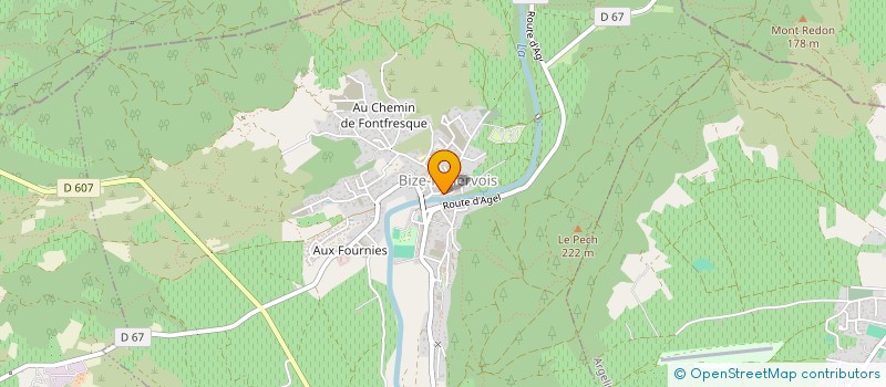 localisation de l'entreprise MONSIEUR JULIAN WHITAKER à BIZE-MINERVOIS