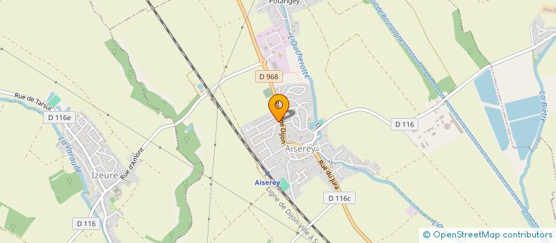 localisation de l'entreprise MONSIEUR JULIANN CALCADA  AISEREY