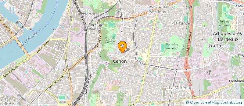 localisation de l'entreprise MONSIEUR JULIAO BENGI BENGA  CENON