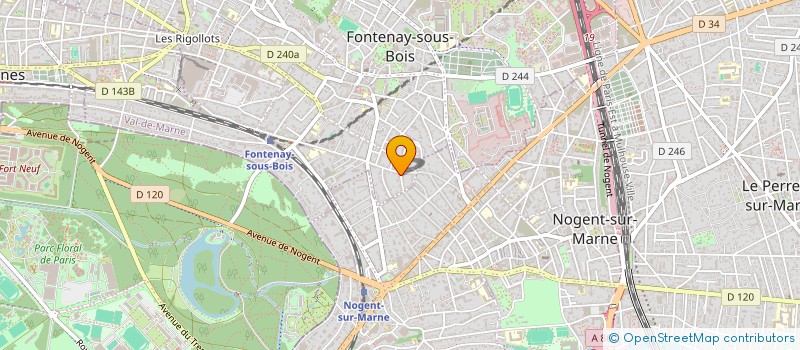 localisation de l'entreprise MONSIEUR JULIE MARINIER à FONTENAY-SOUS-BOIS