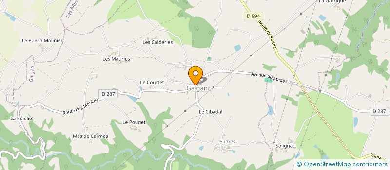 localisation de l'entreprise MONSIEUR JULIE RIVIERE  GALGAN