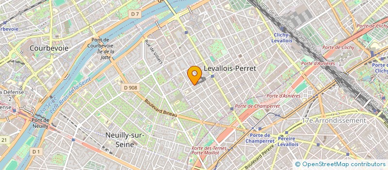 localisation de l'entreprise MONSIEUR JULIEN ABATE à LEVALLOIS-PERRET