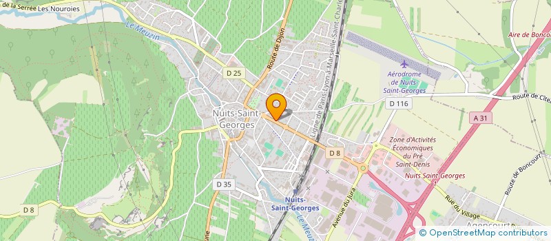 localisation de l'entreprise MONSIEUR JULIEN ACCART à NUITS-SAINT-GEORGES