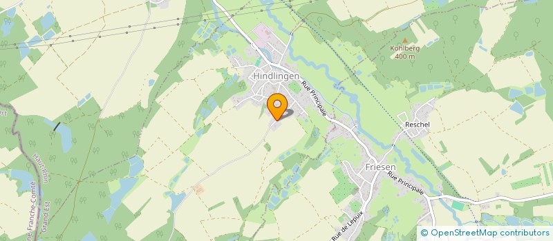 localisation de l'entreprise MONSIEUR JULIEN ACKERMANN  HINDLINGEN