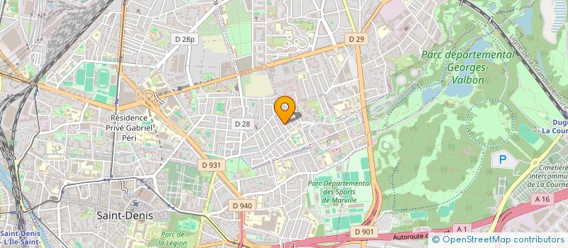 localisation de l'entreprise MONSIEUR JULIEN ACQUAVIVA  SAINT-DENIS