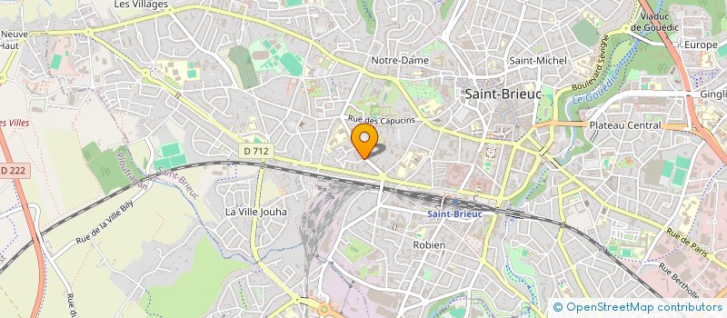 localisation de l'entreprise MONSIEUR JULIEN ADAM à SAINT-BRIEUC
