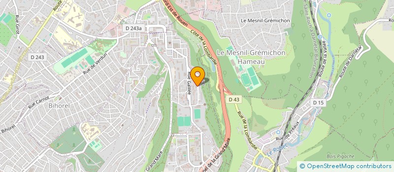 localisation de l'entreprise MONSIEUR JULIEN ADELAKOUN à ROUEN