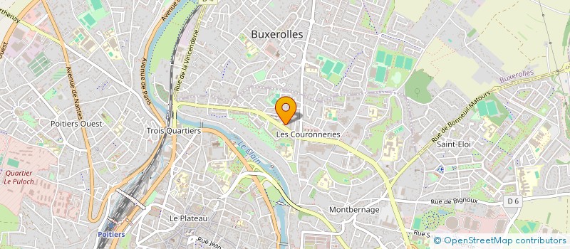 localisation de l'entreprise MONSIEUR JULIEN AFONSO à POITIERS