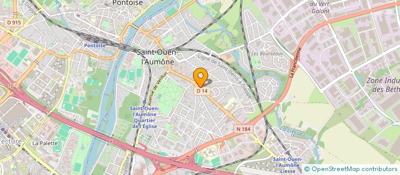 localisation de l'entreprise MONSIEUR JULIEN AFONSO à SAINT-OUEN-L'AUMONE