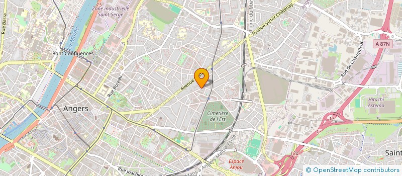 localisation de l'entreprise MONSIEUR JULIEN AGASSE  ANGERS