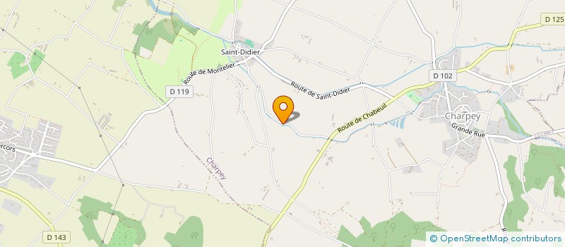 localisation de l'entreprise MONSIEUR JULIEN AGRAIN  SAINT-VINCENT-LA-COMMANDERIE