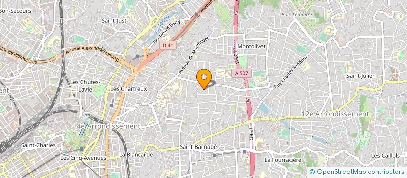 localisation de l'entreprise MONSIEUR JULIEN AGUILAR à MARSEILLE
