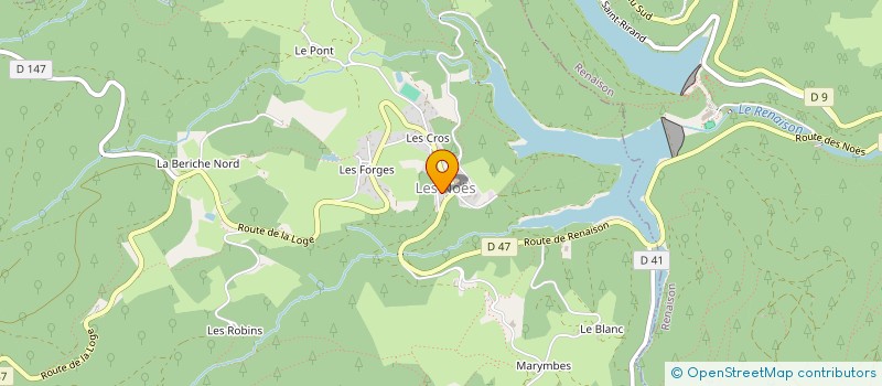 localisation de l'entreprise MONSIEUR JULIEN AGUZZOLI  LES NOES