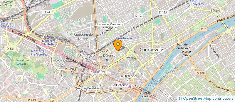 localisation de l'entreprise MONSIEUR JULIEN AIME à COURBEVOIE