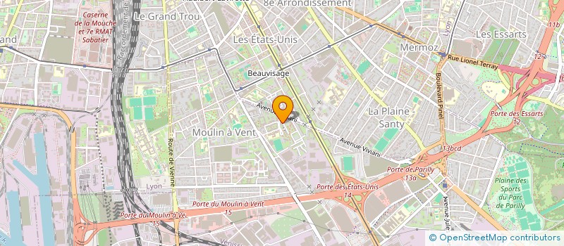 localisation de l'entreprise MONSIEUR JULIEN AKOA OTELE  VENISSIEUX