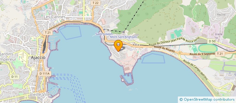 localisation de l'entreprise MONSIEUR JULIEN ALBERTINI  AJACCIO