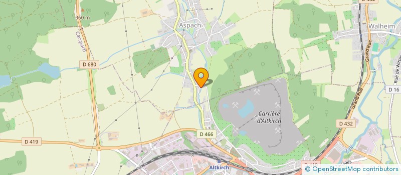 localisation de l'entreprise MONSIEUR JULIEN ALBINO  ASPACH