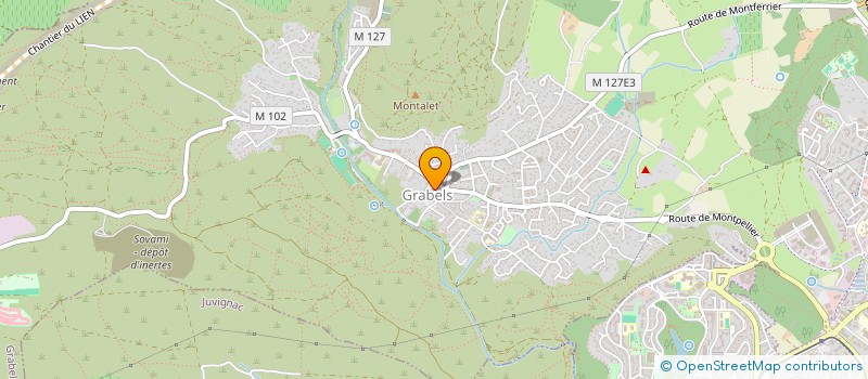 localisation de l'entreprise MONSIEUR JULIEN ALBRECHT  GRABELS