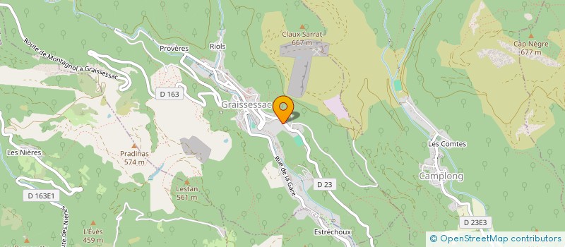 localisation de l'entreprise MONSIEUR JULIEN ALCOVER  GRAISSESSAC