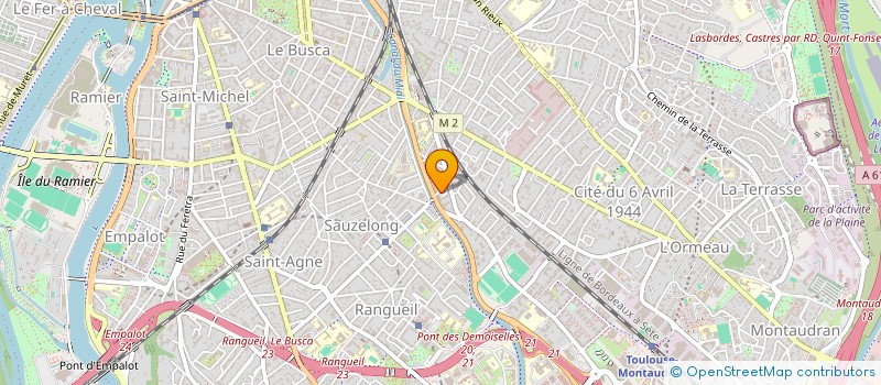 localisation de l'entreprise MONSIEUR JULIEN ALEXANDRE  TOULOUSE