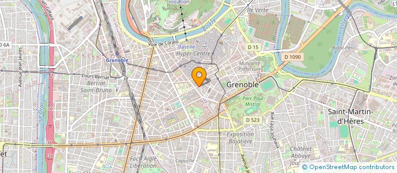 localisation de l'entreprise MONSIEUR JULIEN ALEXANDRE  GRENOBLE