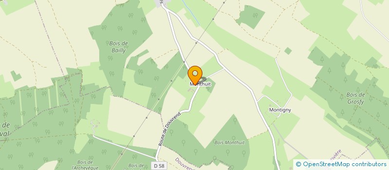 localisation de l'entreprise MONSIEUR JULIEN ALIX  BAILLY-EN-RIVIERE