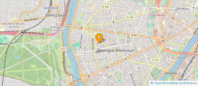 localisation de l'entreprise MONSIEUR JULIEN ALLARD à BOULOGNE-BILLANCOURT