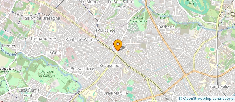 localisation de l'entreprise MONSIEUR JULIEN ALLART à NANTES