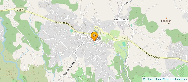 localisation de l'entreprise MONSIEUR JULIEN ALLIONE  FLAYOSC