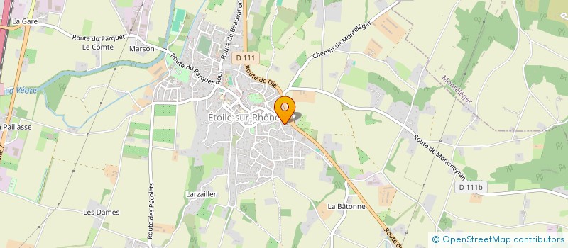 localisation de l'entreprise MONSIEUR JULIEN ALLOIN  ETOILE-SUR-RHONE