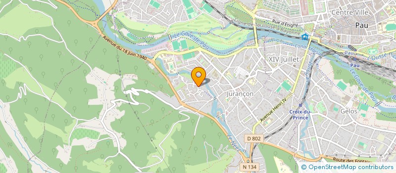 localisation de l'entreprise MONSIEUR JULIEN ALONSO  JURANCON