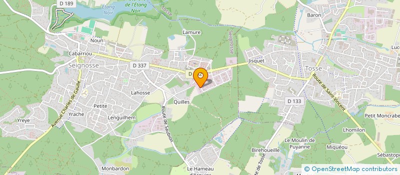 localisation de l'entreprise MONSIEUR JULIEN ALTHABE  SEIGNOSSE