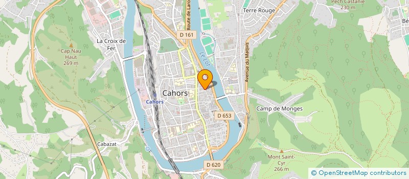 localisation de l'entreprise MONSIEUR JULIEN ALVES  CAHORS