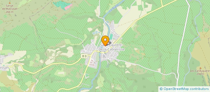 localisation de l'entreprise MONSIEUR JULIEN AMIGOU  SAINT-LAURENT-DE-LA-CABRERISSE