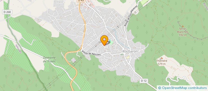 localisation de l'entreprise MONSIEUR JULIEN AMIN DIT BELOT  ROCBARON