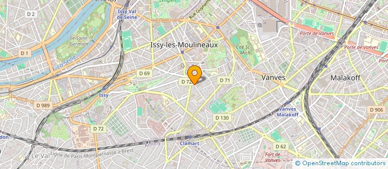 localisation de l'entreprise MONSIEUR JULIEN AMSELLEM à ISSY-LES-MOULINEAUX