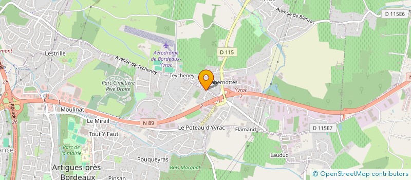 localisation de l'entreprise MONSIEUR JULIEN ANCEAU  ARTIGUES-PRES-BORDEAUX