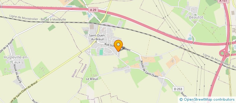 localisation de l'entreprise MONSIEUR JULIEN ANCELOT  SAINT-OUEN-DU-BREUIL