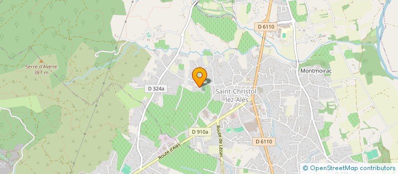 localisation de l'entreprise MONSIEUR JULIEN ANDRE  SAINT-CHRISTOL-LEZ-ALES