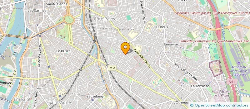 localisation de l'entreprise MONSIEUR JULIEN ANDRE à TOULOUSE