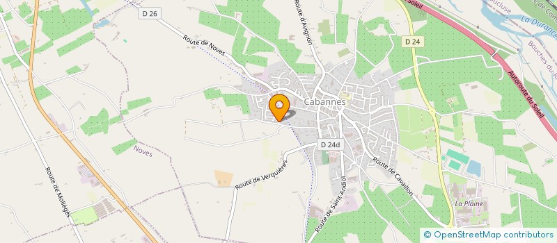 localisation de l'entreprise MONSIEUR JULIEN ANDREU  CABANNES