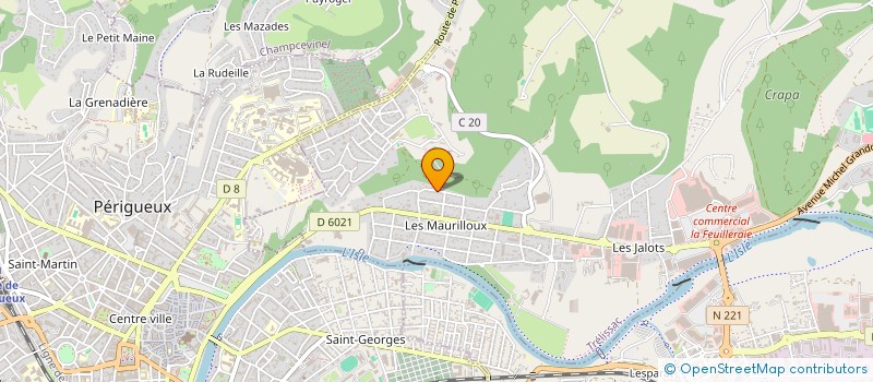 localisation de l'entreprise MONSIEUR JULIEN ANDRIEUX  TRELISSAC