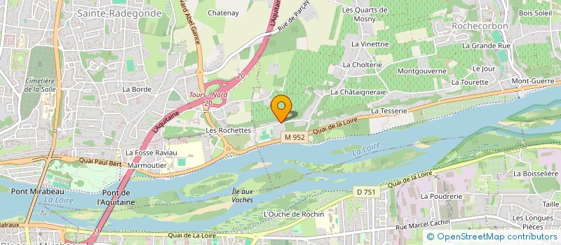 localisation de l'entreprise MONSIEUR JULIEN ANGLADE à ROCHECORBON