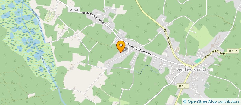 localisation de l'entreprise MONSIEUR JULIEN ANGULO  VENDAYS-MONTALIVET