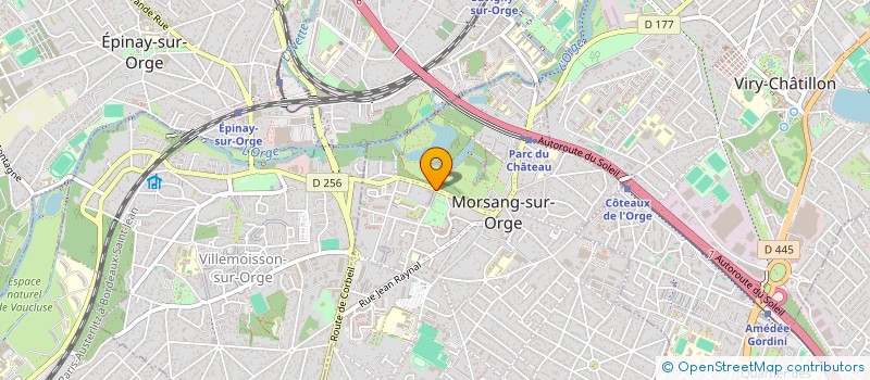 localisation de l'entreprise MONSIEUR JULIEN ANNE  MORSANG-SUR-ORGE