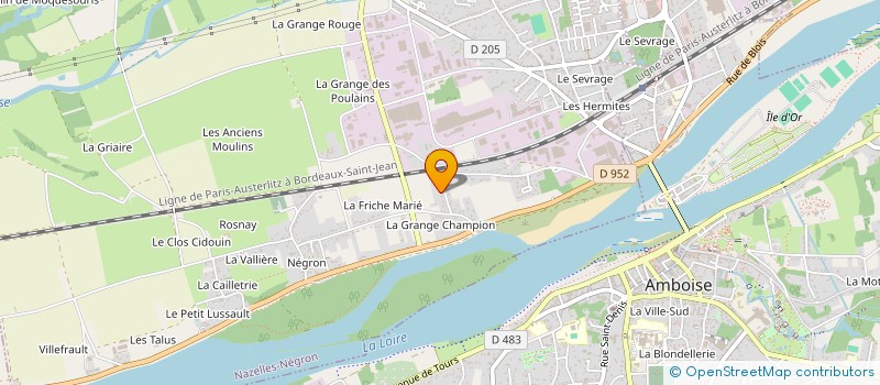 localisation de l'entreprise MONSIEUR JULIEN ANQUETIL  NAZELLES-NEGRON