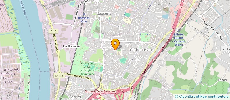 localisation de l'entreprise MONSIEUR JULIEN ANTHOUNET à CARBON-BLANC