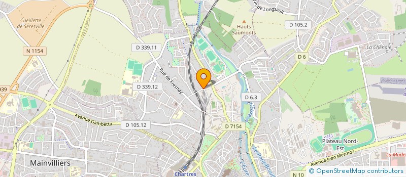 localisation de l'entreprise MONSIEUR JULIEN ANTIGNY  CHARTRES